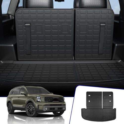  Rongtaod Cargo Mat with Backrest Mat for 2020-2025 Kia Telluride  - Lot 672