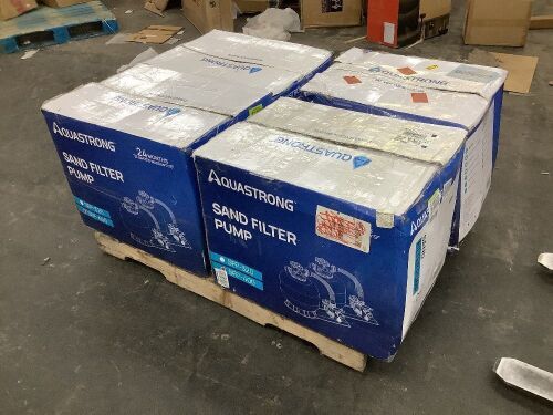 Lot of (4) Aquastrong Sand Filter Pump - Uninspected - Lot 64