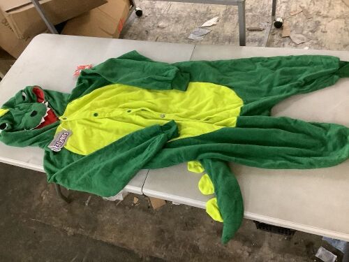 Funziez! Adult Dinosaur Onesie, X-Small  - Lot 682