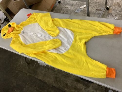 Funziez! Adult Duck Onesie, Small  - Lot 687