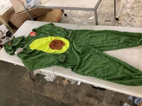 Funziez! Adult Avocado Onesie, Large - Lot 688