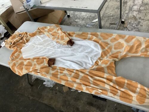 Funziez! Adult Giraffe Onesie, X-Large - Lot 696