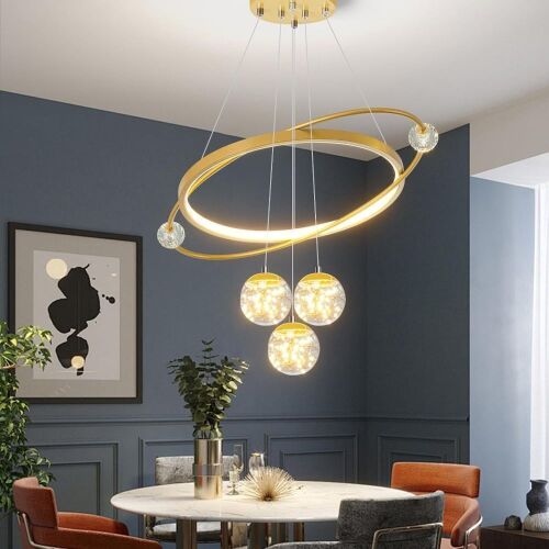 Gold Modern LED Chandelier - Lot 228