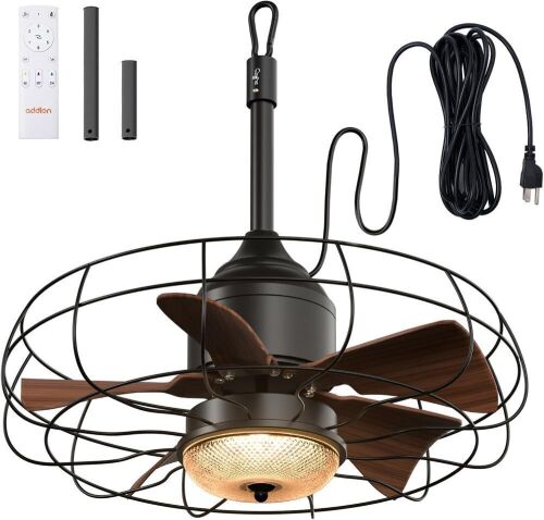addlon Outdoor Ceiling Fan with Light - Lot 534