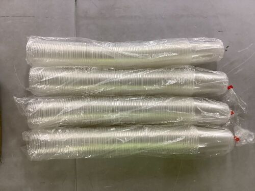 12oz Plastic Cups, 1500pc  - Lot 706
