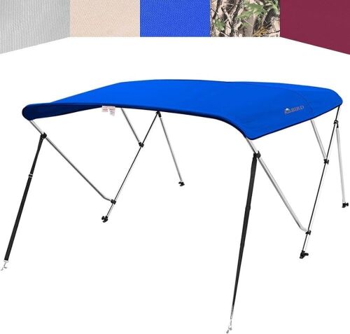 KING BIRD 3 Bow Bimini Top Cover Sun Shade Boat Canopy 73-78" - Lot 222A