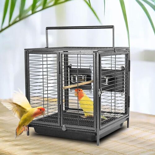 Portable Bird Travel Carrier Cage 19"  - Lot 436