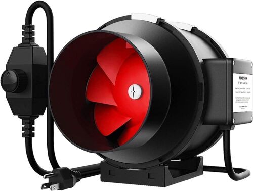 VIVOSUN R6 6 Inch 390 CFM Inline Duct Fan with Variable Speed Controller - Lot 108