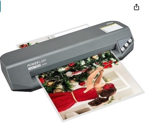 SINCHI 3-10 mil, Heavy Duty, 48-Second Warm-up Commercial Laminating Machine, Never Jam High Speed 13-inch Thermal Laminator Machine for Business/Office/School - Lot 51