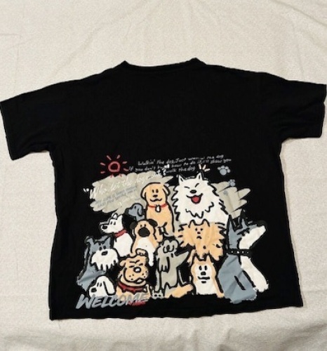 aelfric eden vamtac t-shirt dogs black large - Lot 88