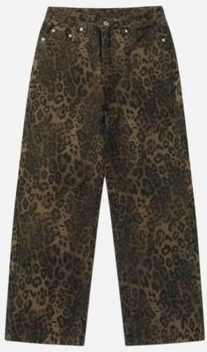 Aelfric Eden Leopard Print Jeans, waist 30 - Lot 89