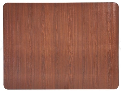 Staples 36" x48" Rectangular Hard Moor Chair Mat, Cherry Laminate - Lot 97