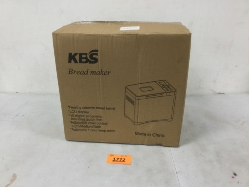 KBS Bread Maker - Lot 1772