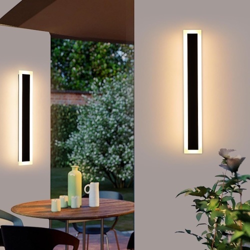 2pack 23.6inch Outdoor Wall Light Fixtures, 3000k Exterior Lighting Fixtures - Lot 2229