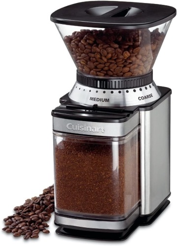 CUISINART Coffee Grinder, Electric Burr One-Touch Automatic Grinder with18-Position Grind Selector, Stainless Steel, DBM-8P1 - Lot 2231