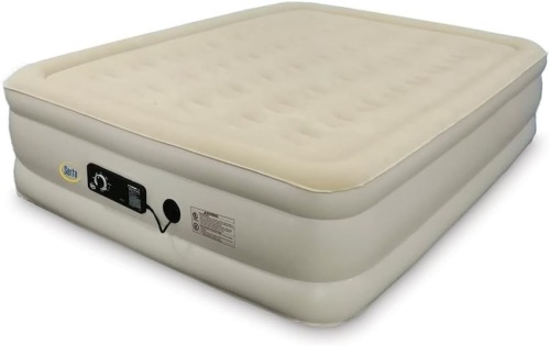 Serta Raised Air Mattress with Never Flat Pump | Luxury Inflatable Mattress with Built in Air Pump to Ensure a Good Night’s Rest | Heavy Duty Blow Up Mattress with Self Inflating Pump - Lot 2259
