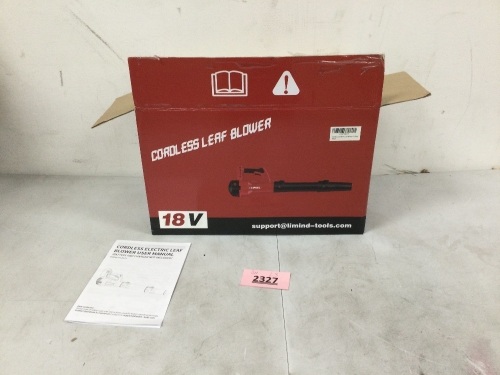 Battery Leaf Blower - Lot 2327