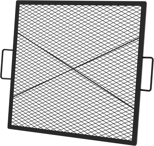 Onlyfire X-Marks Square Fire Pit Cooking Grate, 30-Inch - Lot 2329