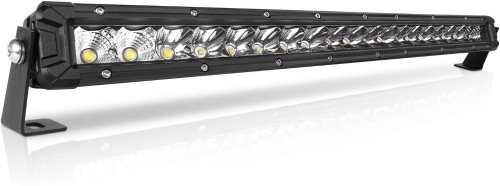 22 Inch LED Light Bar Single Row Flood & Spot Beam Combo 20000LM Off Road LED Light Bar Driving Light for Pickup SUV ATV UTV Truck Roof Bumper - Lot 2347