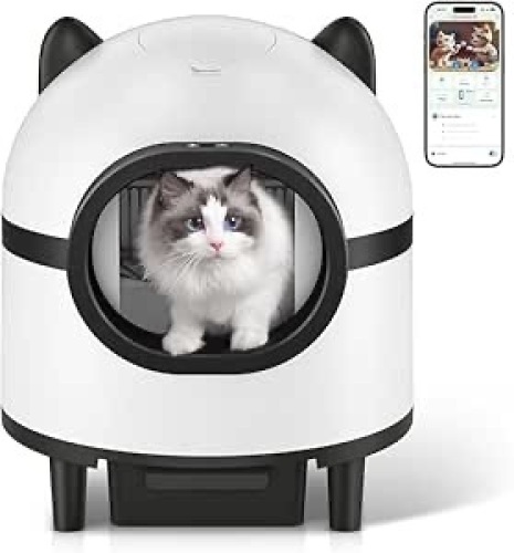 Self Cleaning Cat Litter Box, for Multiple Cats with APP CONTROL - Lot 2380