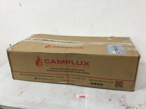 Camplux Tankless Water Heater - Lot 2400