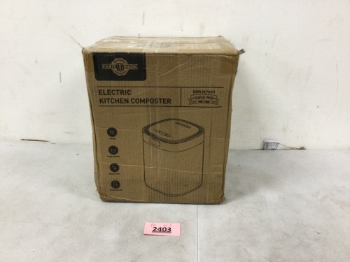 Electric Kitchen Composter - Lot 2403