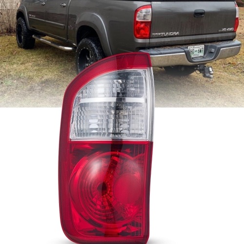 Tail Light fit for 2004-2006 Toyota Tundra Limited SR5 Double Cab w/Standard Bed [ TO2800153 815600C040 ] w/bulbs and harness tail lamp Assembly Replacement Left Driver Side LH - Lot 2399