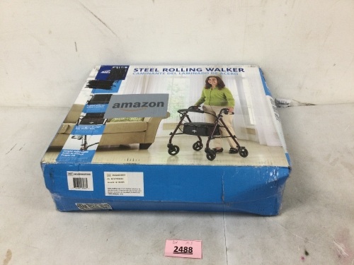 Medline Steel Rolling Walker - Lot 2488