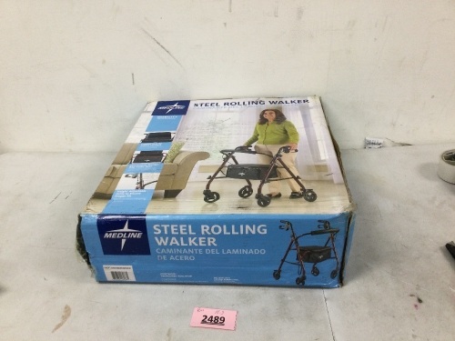 Medline Steel Rolling Walker - Lot 2489