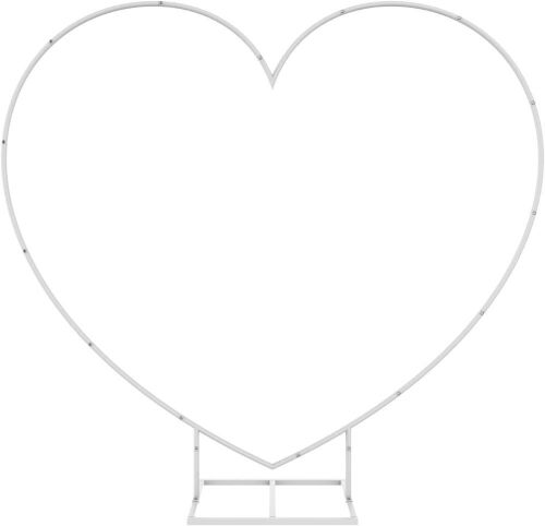 LANGXUN Heart Shaped Metal Balloon Arch Kit - Lot 214