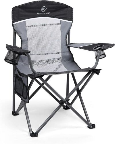 ALPHA CAMP Mesh Back Camping Chair  - Lot 286