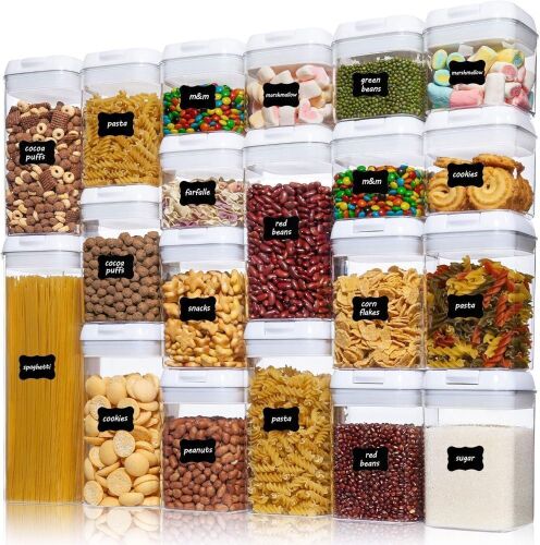 Vtopmart Airtight Food Storage Containers, 20 Pieces  - Lot 330