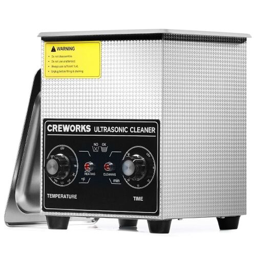 CREWORKS 2L Ultrasonic Cleaner with Heater and Timer, 60W  - Lot 368