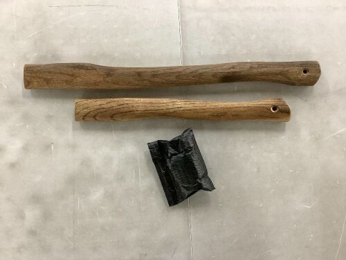 Wooden Axe Handles, 23.6" & 17"  - Lot 538