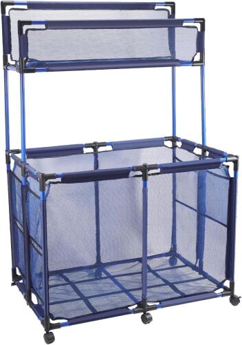 Pool Storage Bin Cart with Noodle Holder - Lot 690