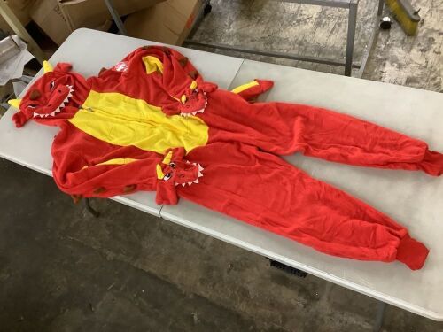 Funziez! Adult Dragon Onesie, Small  - Lot 630