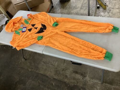 Funziez! Adult Pumpkin Onesie, Medium  - Lot 722
