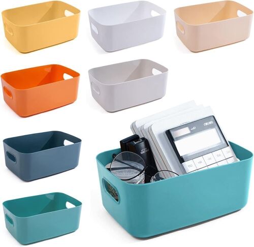 OWill 7-Pack 7.2 L Plastic Storage Bins - Lot 852