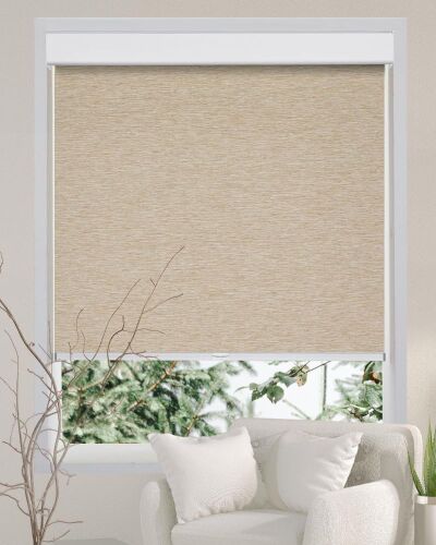 Persilux Free-Stop Cordless 100% Blackout Roller Blinds 25" x 72"  - Lot 855