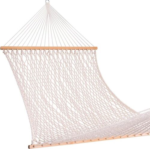 Lazy Daze 12FT Double Rope Cotton Hammock with Spreader Bar - Lot 173