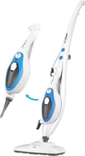  PurSteam 10-in-1 Steam Mop, Floor Steamer with Detachable Handheld Steam Cleaner for Tile, Hardwood Floors  - Lot 683