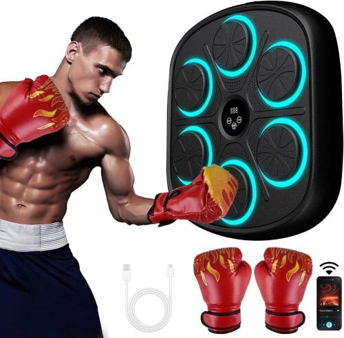 Smart Music Boxing Machine with Boxing Gloves - Lot 843