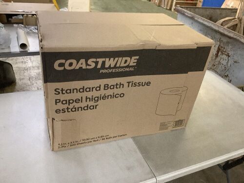 Coastwide Standard Bath Tissue, 96 Rolls  - Lot 142