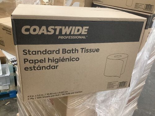Coastwide Standard Bath Tissue, 96 Rolls - Lot 143