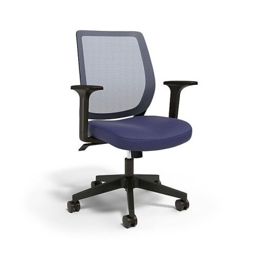 Staples Essentials Ergonomic Fabric Swivel Task Chair - Lot 145