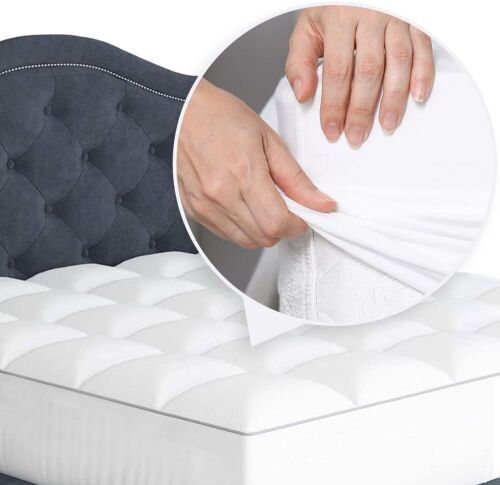  Sleep Mantra King Size Cooling Pillow-Top Mattress Topper  - Lot 596