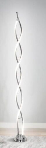 ADISUN 31W Modern LED Spiral Floor Lamp  - Lot 564