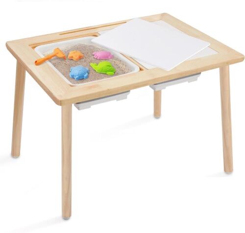 Toddler Sensory Table with 2 Bins  - Lot 764