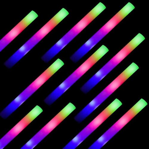 LED Foam Glow Sticks, 192 pc  - Lot 550