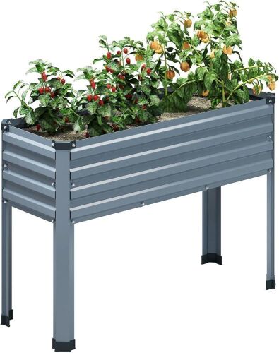 Metal Raised Garden Bed 48" x 18" x 30"  - Lot 590